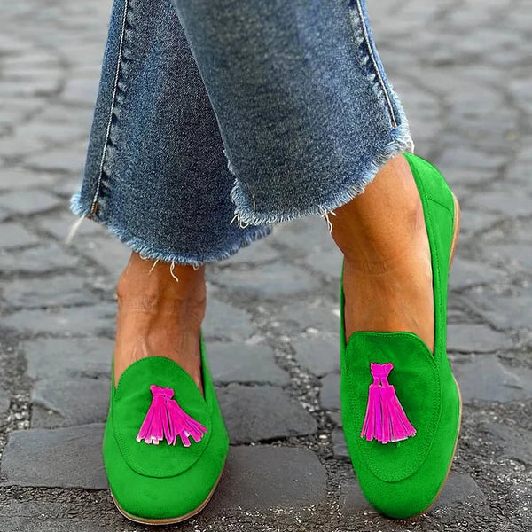 Brielle™ | Tassel Accent Loafers