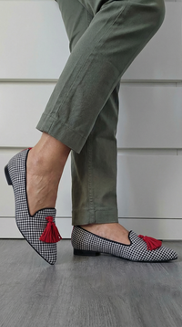 Classic Tassel Pointed-Toe Loafers