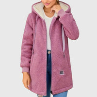 Melina | Warm Hooded Fleece Jacket for Women