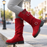 Xenia | Stylish Suede Boots with Non-Slip Sole