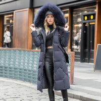 Katharina | Longline Quilted Puffer Coat for Women
