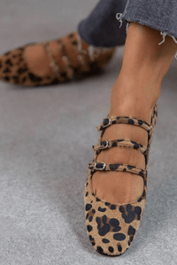 Bold Animal Print Ballet Flats