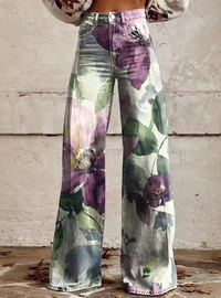 Alessia Boho Retro Wide Leg Pants