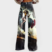 Graphic Design Comfortable Jeans