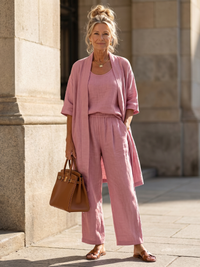 Three Piece Relaxed Top Set