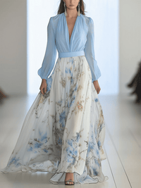 Island Breeze Peniel™ | Elegant Floral Maxi Dress Sun Season Style