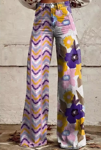 Isadora Wildflower Boho Trousers