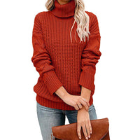 Amelia | Women's Chunky Knit Turtleneck Sweater