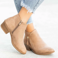 Freya | Sophisticated Ankle Boots with Zipper