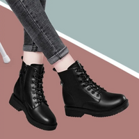 Uma | Lace-Up Ankle Boots with Chunky Sole for Women