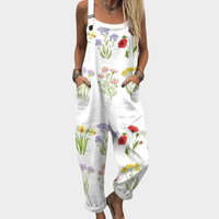White Elegant Casual Jumpsuit