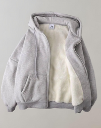 Amelia | Fleece-Lined Zip-Up Hoodie for Women