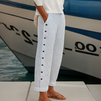 Caitlin Bold Stripe Tailored Pants