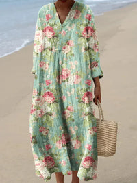 Anne - Printed Summer Dress – Resort Collection