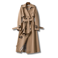 Olivia | Women's Classic Double-Breasted Trench Coat