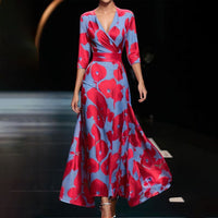 Amelia neck Comfortable dress for every day with V