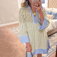 Margot - Classic Stripe Dress