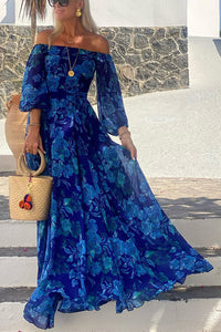 Editor Pick Calista | Floral Off-Shoulder Maxi Dress Fashion Pick