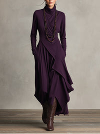 Natalie Elegant Draped Dress
