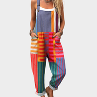 Chic Printed Relaxed Overall