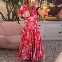 Floriana Bold Bloom Print Dress