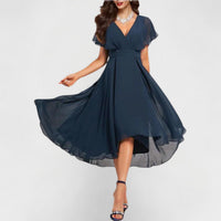 Popular Clarissa™ Flowing V-Neck Maxi Dress Modern Staple