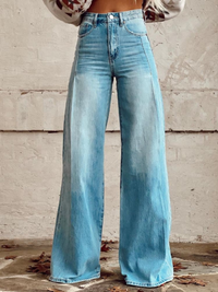 Lucia Elegant Palazzo Wide Trousers