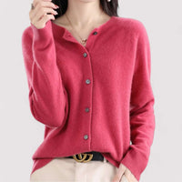 Michelle | Soft V Neck Button Up Cardigan for Women