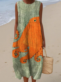 Tess™ Oceanic Midi Dress New