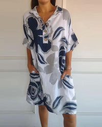 Bianca - Floral Shirt Dress