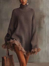 Luna™ | Ruffled Knit Dress