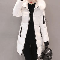 Deborah | Long Hooded Quilted Puffer Jacket