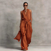 Aurielle™ | Effortless Linen Maxi Dress