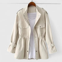 Clara | Elegant Spring Jacket with Adjustable Waist