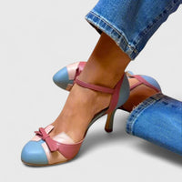 Graceful Block Heels Comfort Fit