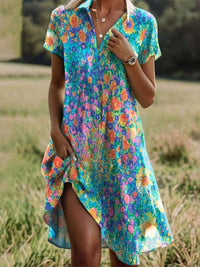 Customer Favorite Taylor - Vintage Boho V-Neck Dress Season Highlight