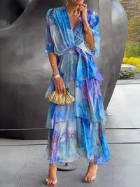 Most Loved Diana | Stunning V-Neck Dress Signature Wear