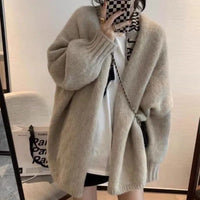 Grace | Oversized Knit Open-Front Cardigan for Women