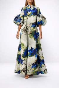 The Valeria Watercolor Maxi