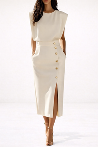 The Noemi Button Midi