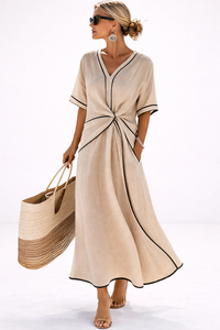 The Isla Striped Maxi
