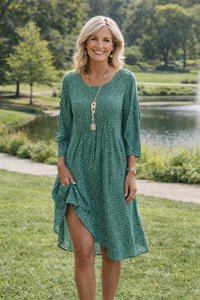 Celeste | Elegant Polka Dot Dress