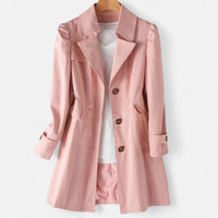 Addison | Women's Classic Lapel Trench Coat