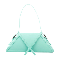 Structured Geometric Shoulder Bag