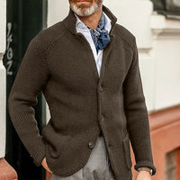 Sebastian | Elegant Button-Up Knit Cardigan for Men