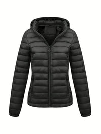 Elara | Women's Quilted Hooded Jacket
