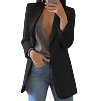 Zara | Women's Long Open-Front Blazer
