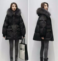 Noelle | Warm Fur-Trimmed Hooded Puffer Jacket
