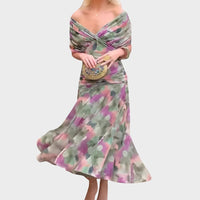 Evira - Elegant Off-Shoulder Dress