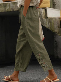 High Waist Straight Leg Pants